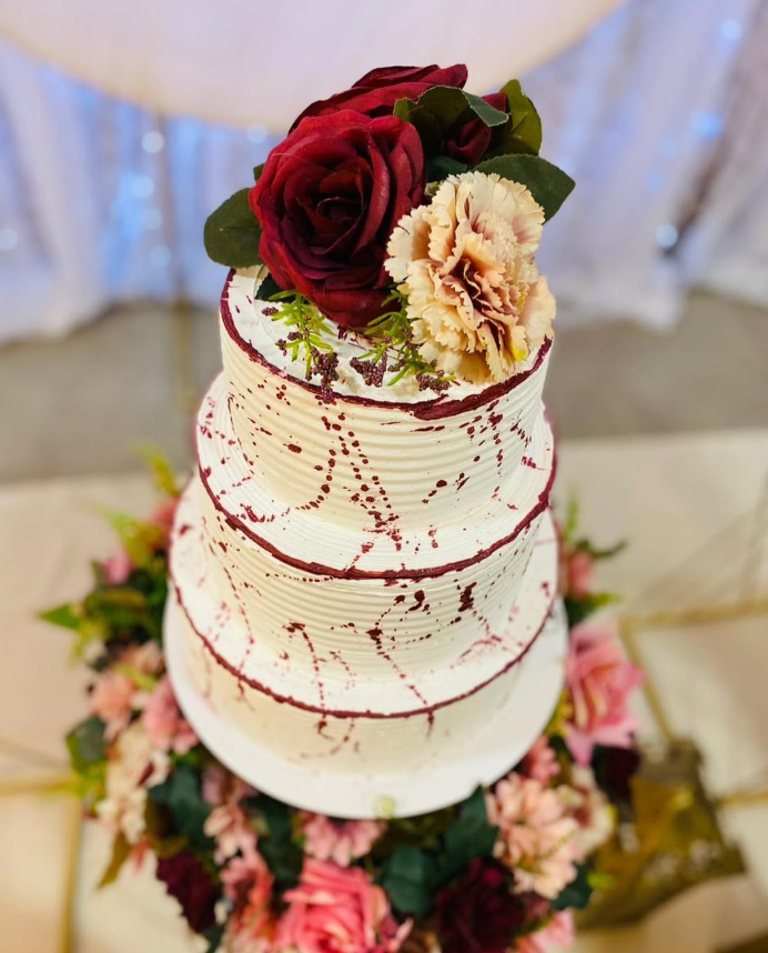 Bolo de Casamento Floral